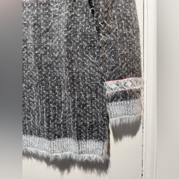 Anthropologie Sleeping On Snow FAROE Soft Fair Isle Off Shoulder Wool Sweater - Picture 7 of 11